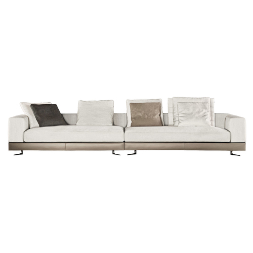Диван Minotti White Saddle-Hide
