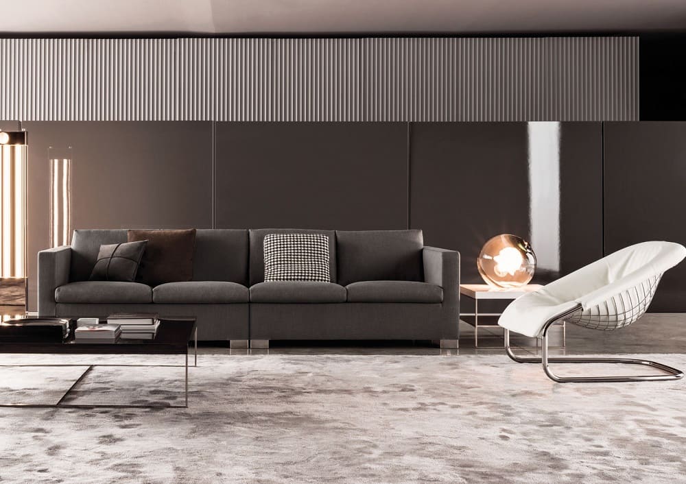 Диван Minotti Deep Suitcase в интерьере