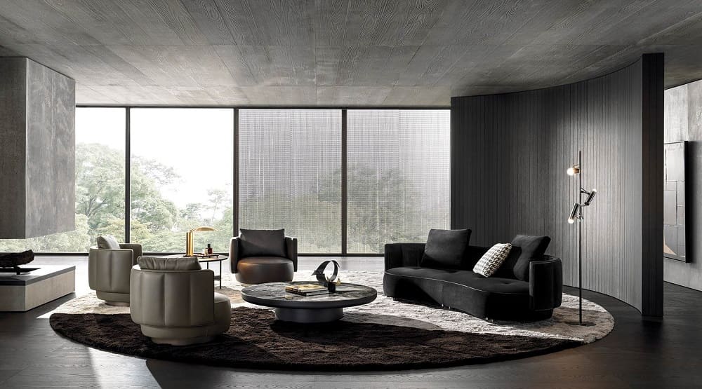 Кресло Minotti Torii Bold в интерьере