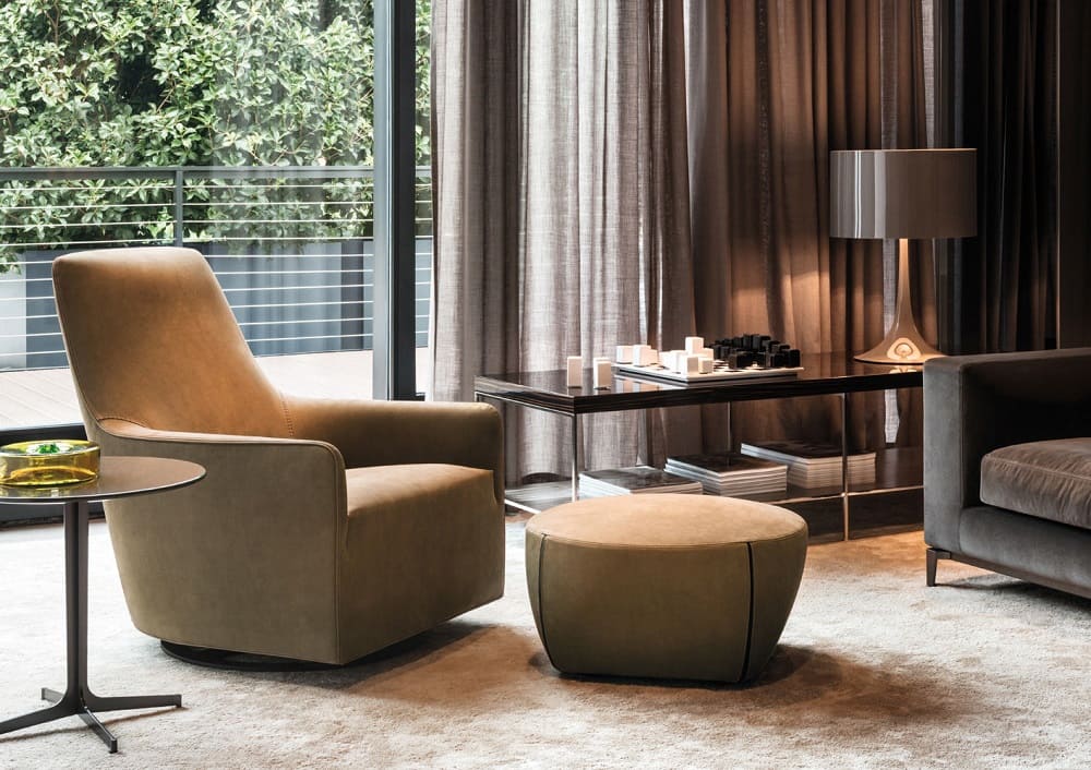 Кресло Minotti Portofino в интерьере