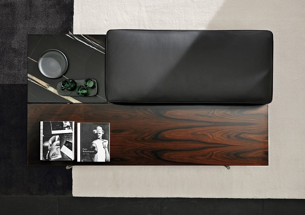 Банкетка Minotti Superquadra в интерьере