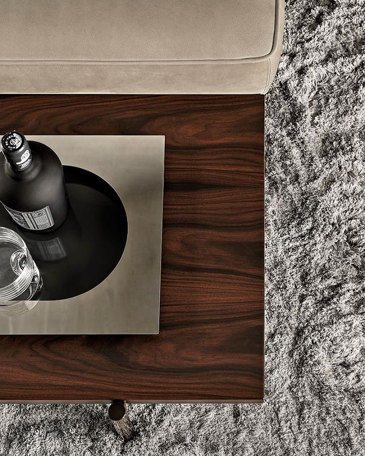 Банкетка Minotti Superquadra в интерьере