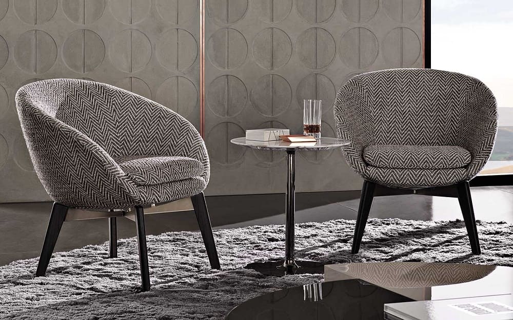Стул Minotti Russell Lounge в интерьере