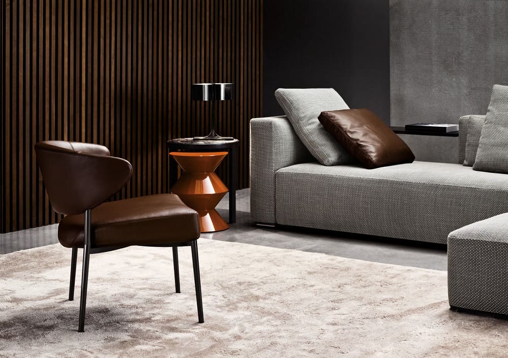 Стул Minotti Mills Low в интерьере