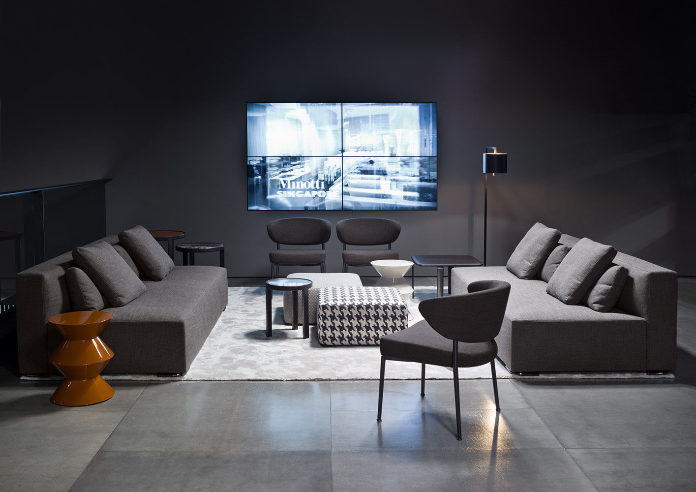 Стул Minotti Mills Low в интерьере