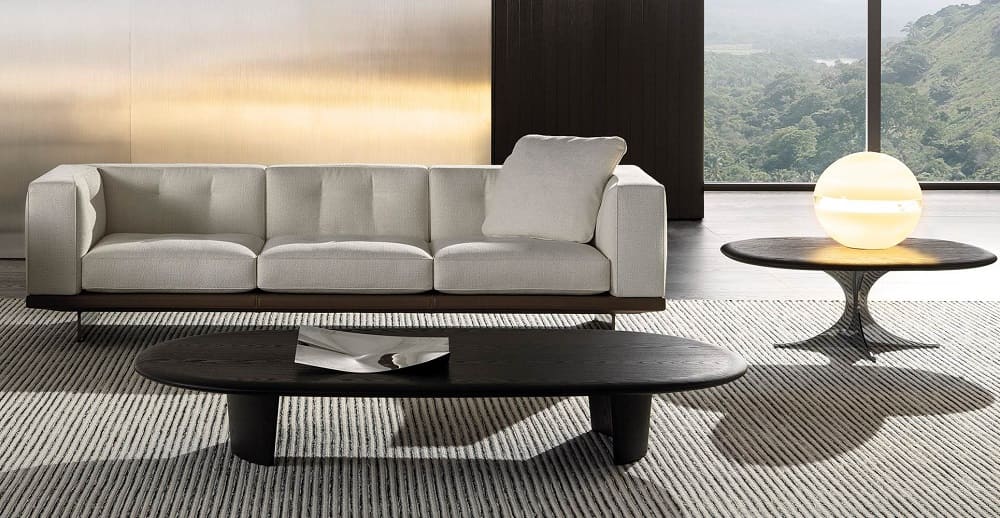 Журнальный столик Minotti Anish Wood в интерьере