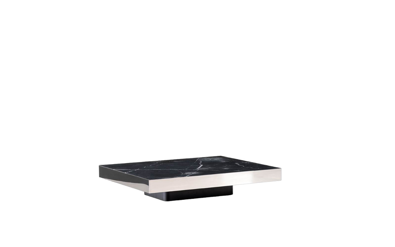 Журнальный столик Minotti Solid Steel в интерьере