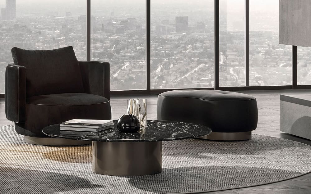 Журнальный столик Minotti Doyle в интерьере