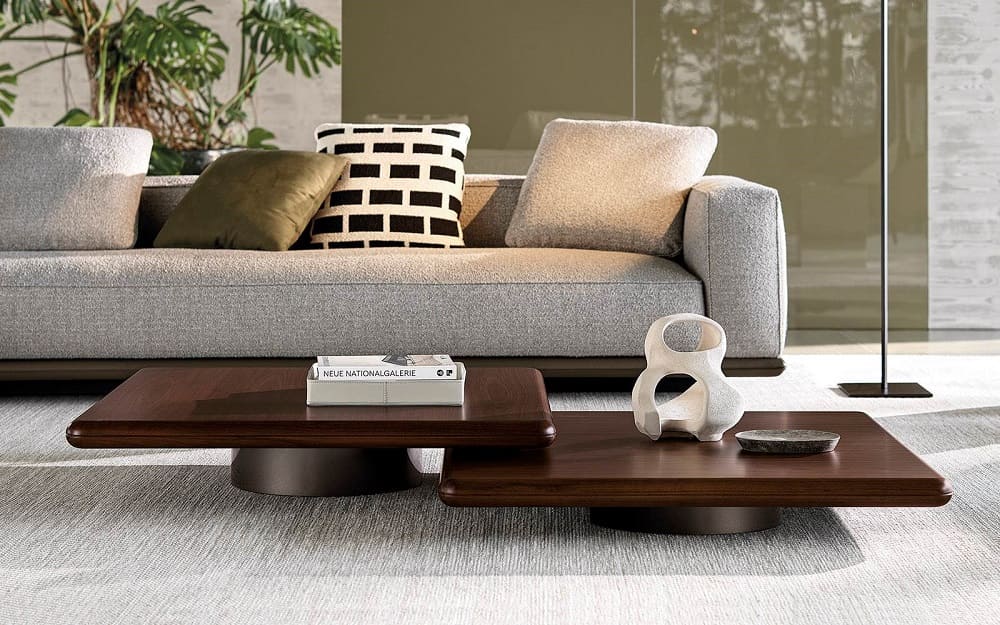 Журнальный столик Minotti Horizonte в интерьере