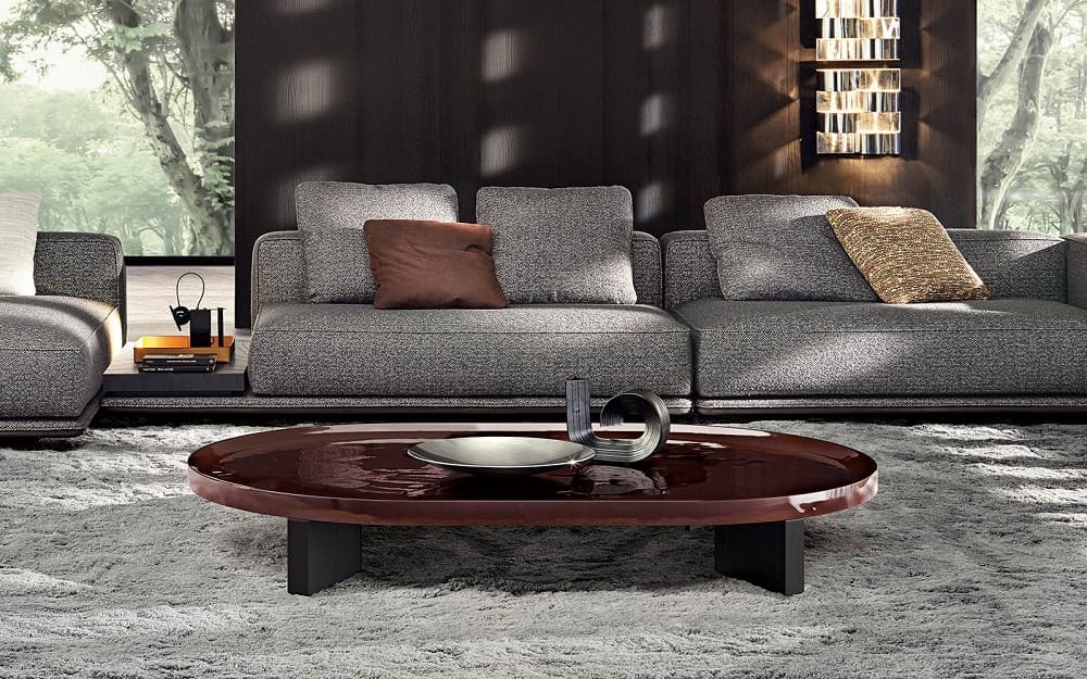 Журнальный столик Minotti Louver в интерьере