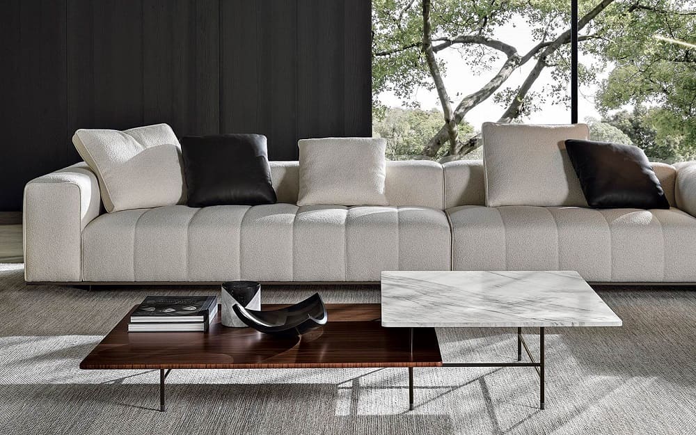 Журнальный столик Minotti Lelong в интерьере