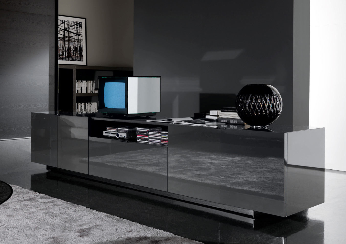 Буфет Minotti Harvey Line в интерьере