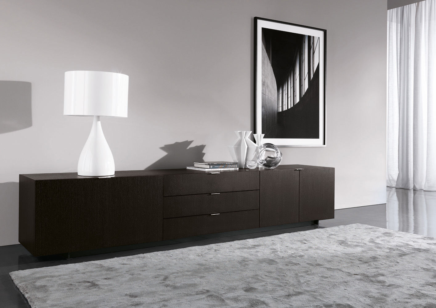 Буфет Minotti Harvey Line в интерьере