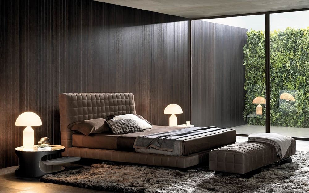 Кровать Minotti Twiggy в интерьере