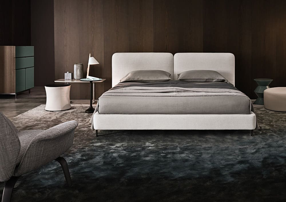 Кровать Minotti Tatlin-Cover в интерьере