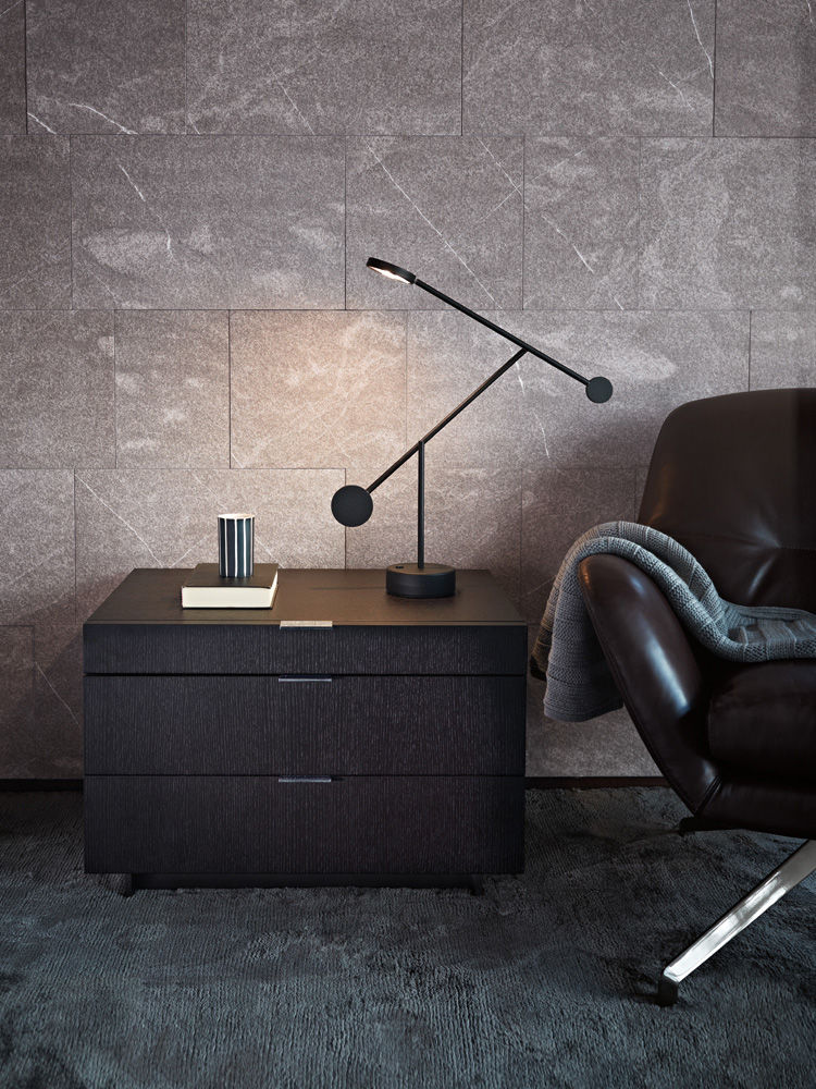 Прикроватная тумба Minotti Harvey Line в интерьере