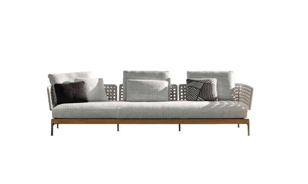 Уличный диван Minotti Patio Teak