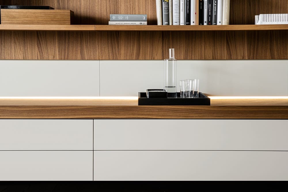 Стеллаж Molteni Grid в интерьере