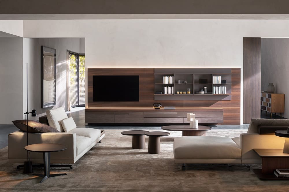 Стеллаж Molteni Grid в интерьере
