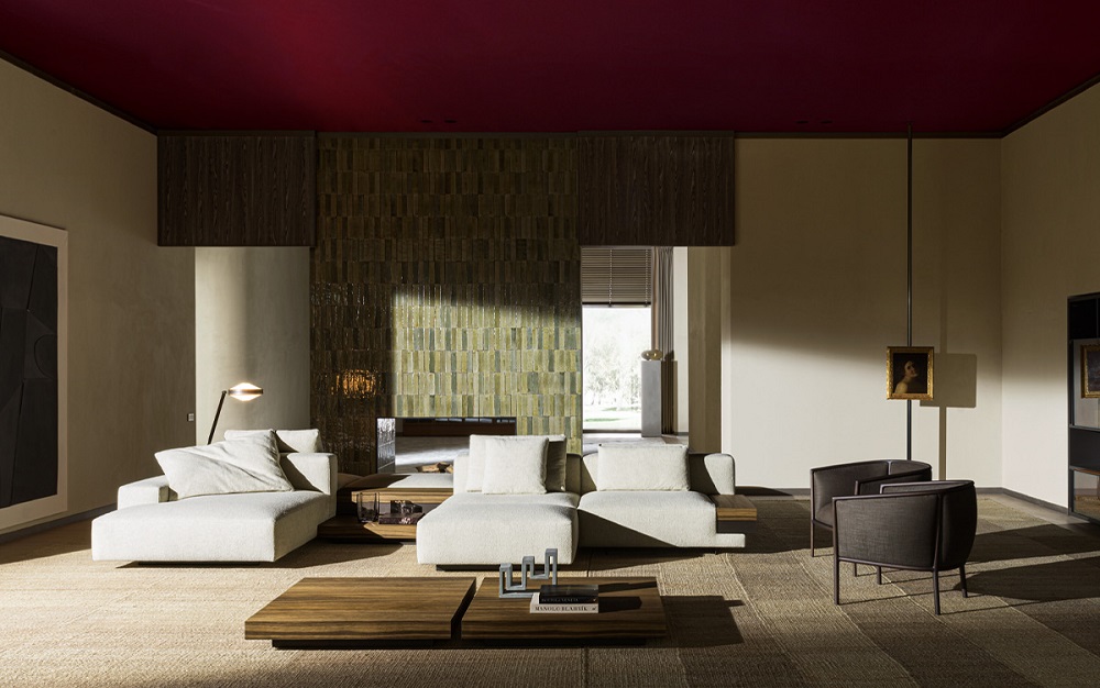 Диван Molteni Marteen в интерьере
