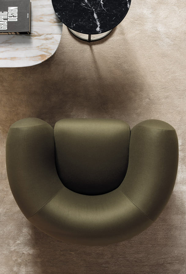 Кресло Molteni Cinnamon в интерьере