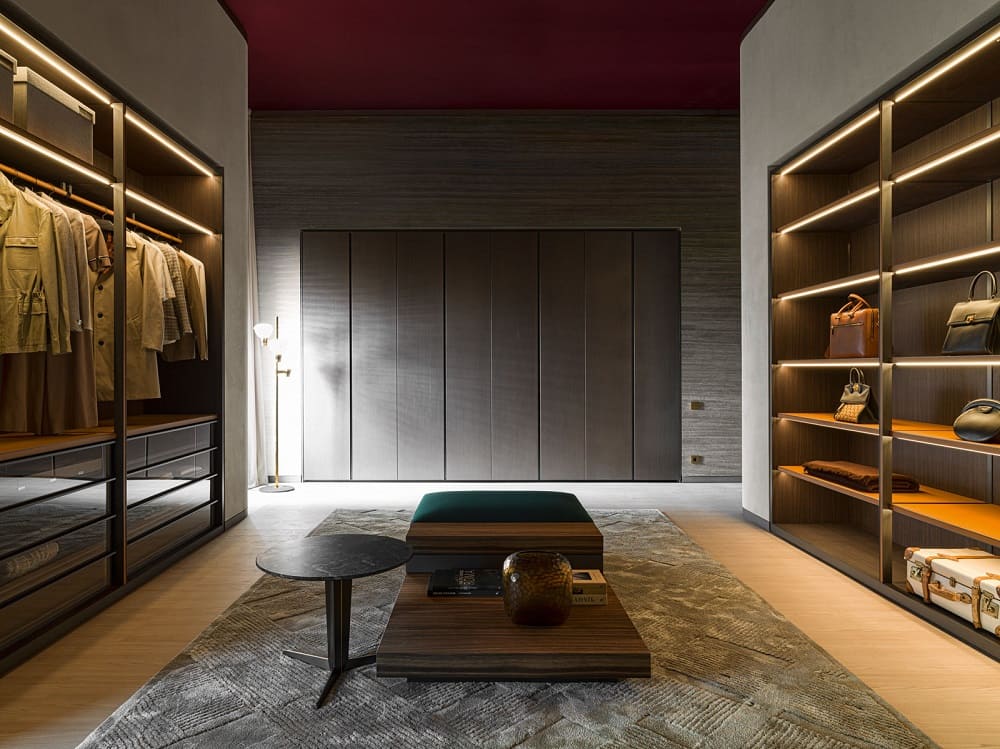 Угловой столик Molteni Attico в интерьере