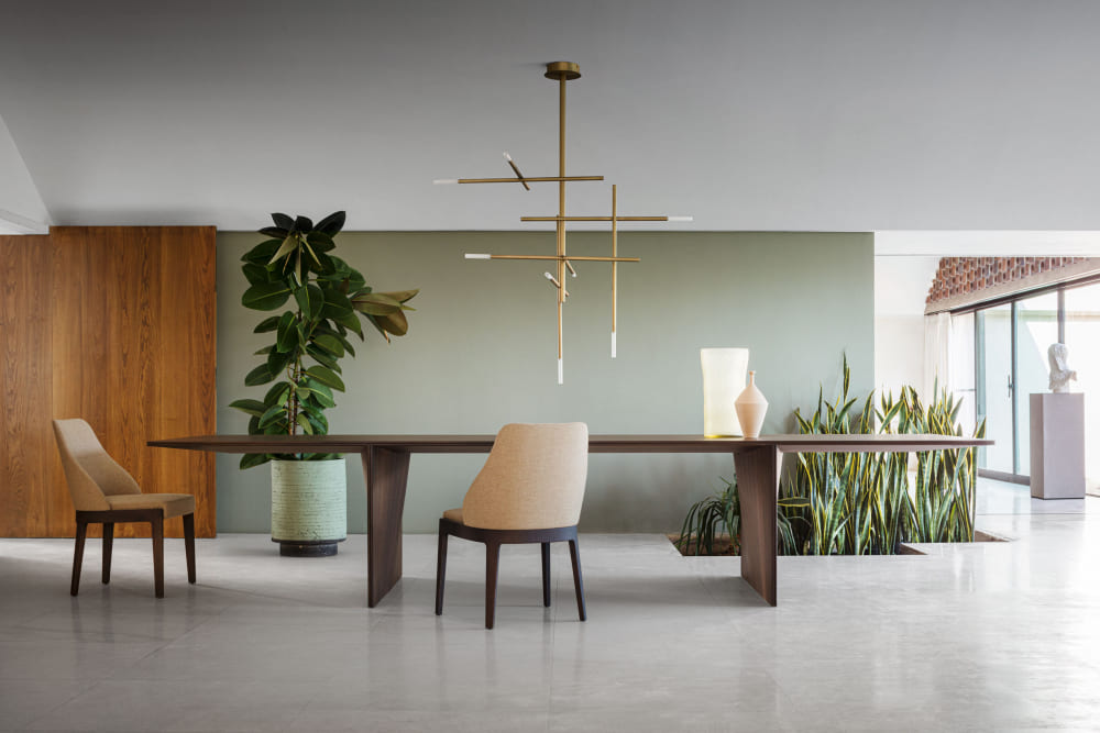 Обеденный стол Molteni Ava в интерьере