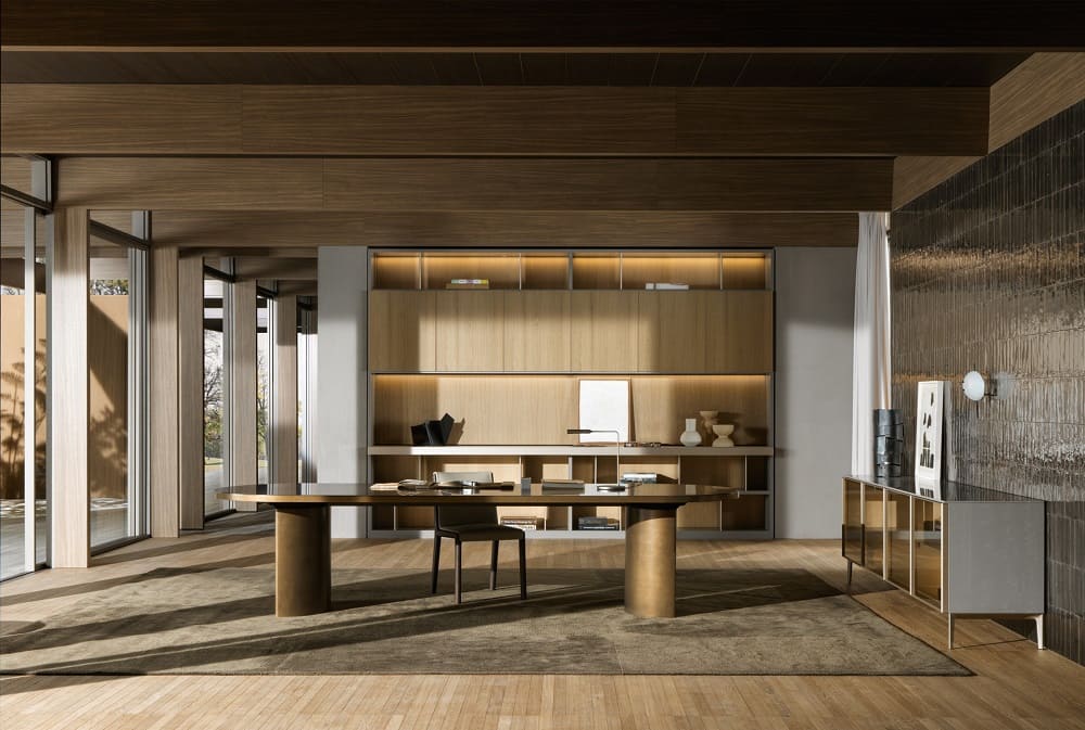 Обеденный стол Molteni Blevio в интерьере