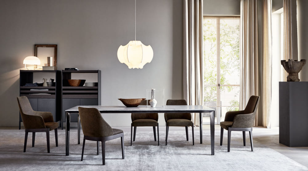 Обеденный стол Molteni Filigree в интерьере