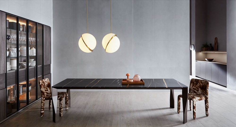 Обеденный стол Molteni Diamond в интерьере
