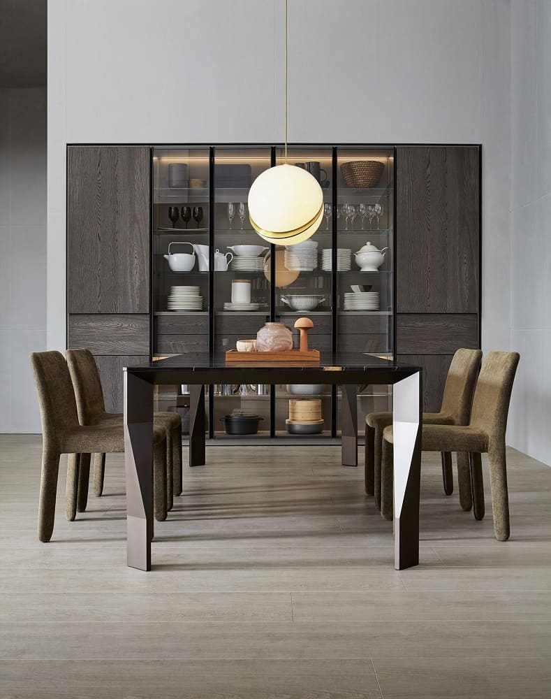 Обеденный стол Molteni Diamond в интерьере