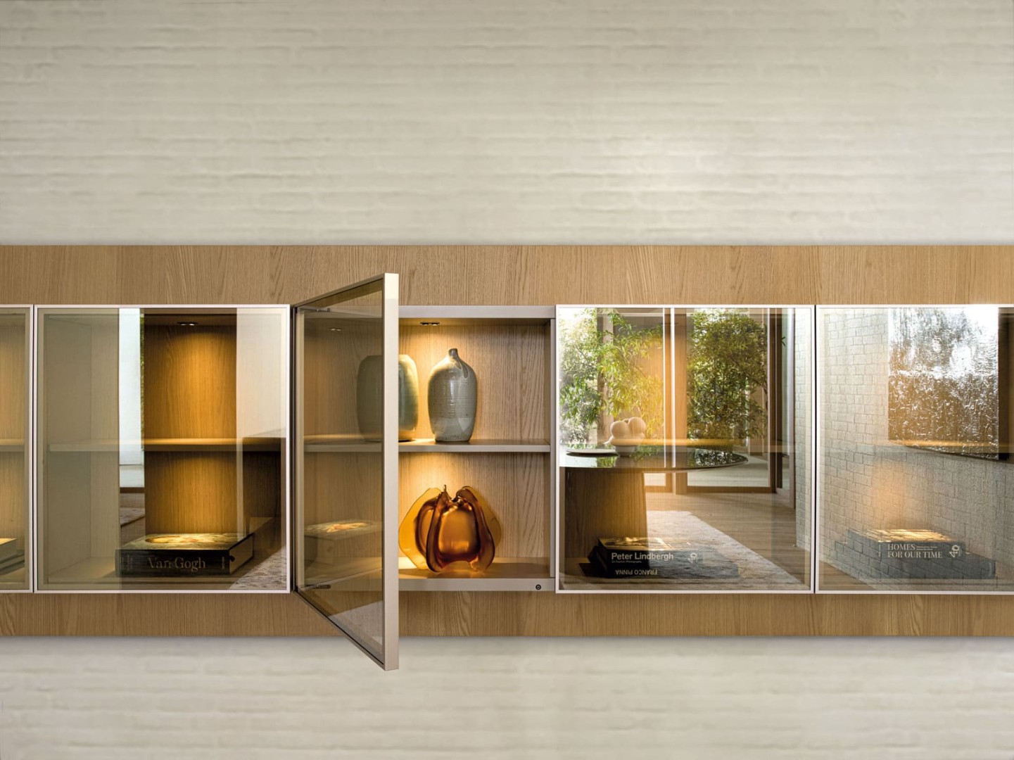 Стеллаж Molteni Pass-Word Evolution Grid-Up в интерьере