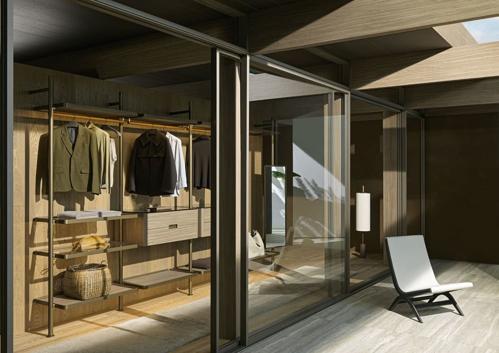 Гардеробная Molteni Hector Night в интерьере