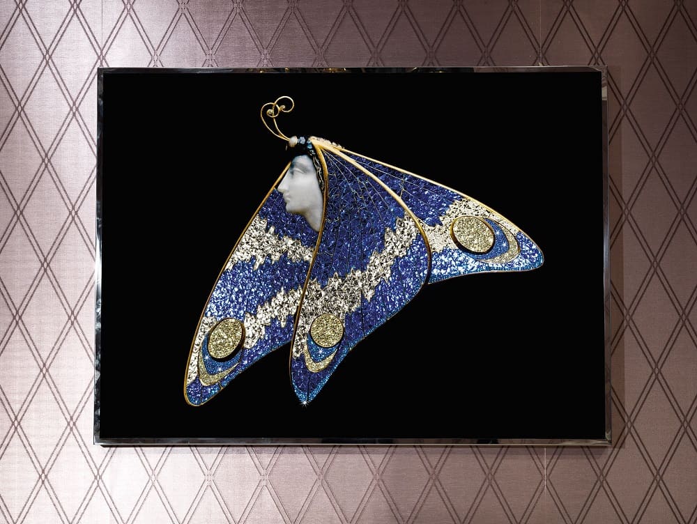 Картина Visionnaire Lady Butterfly в интерьере
