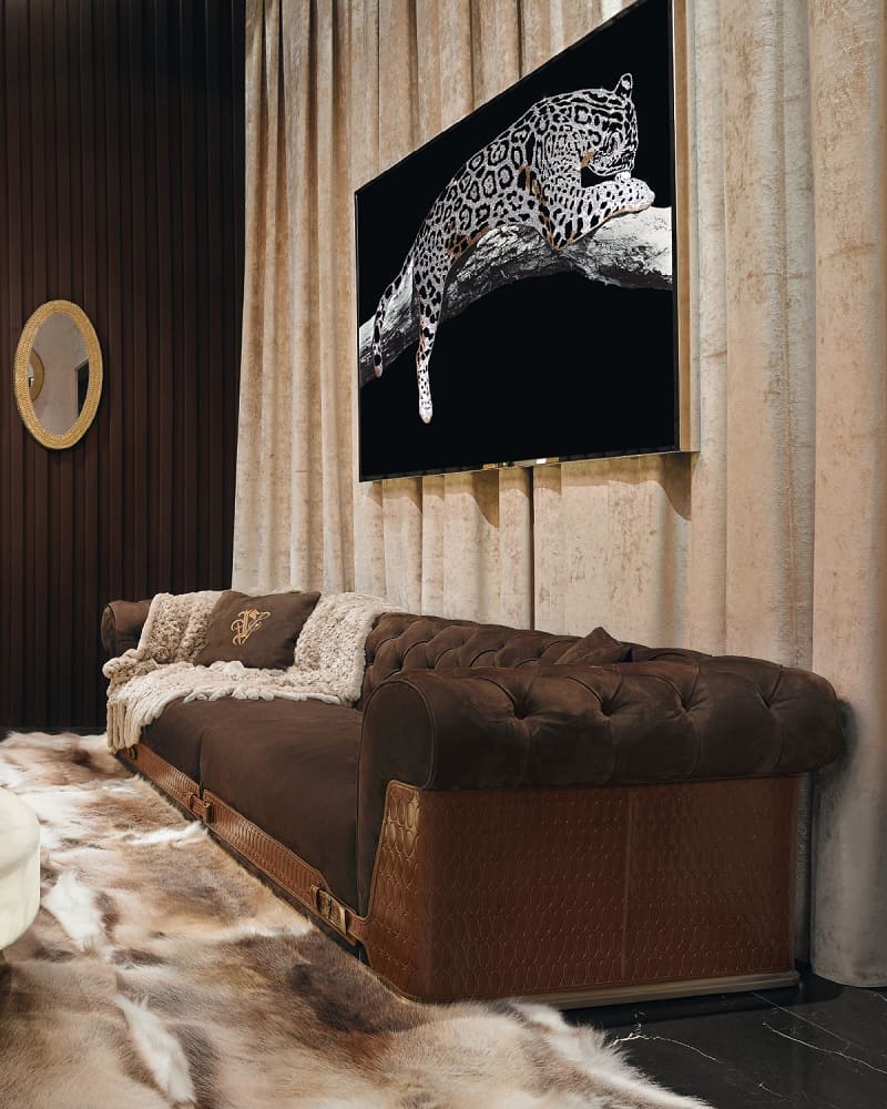 Картина Visionnaire Leopardo в интерьере