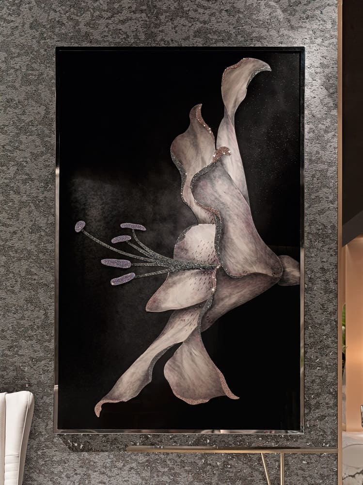 Картина Visionnaire Lilium Fossile в интерьере