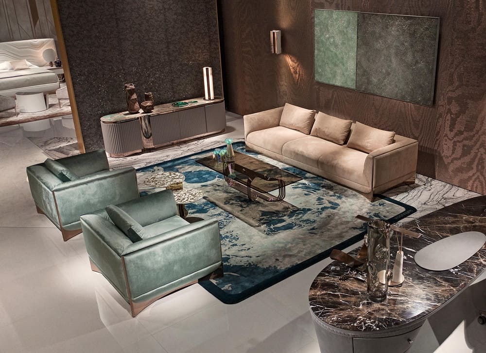 Картина Visionnaire Movimento N.100 в интерьере