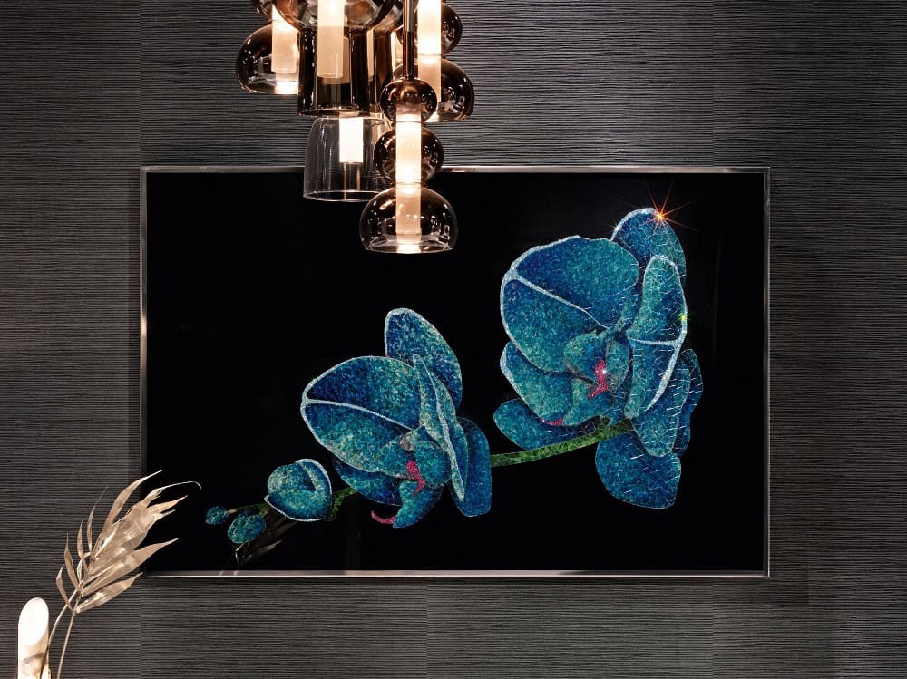 Картина Visionnaire Orchidea Blu в интерьере