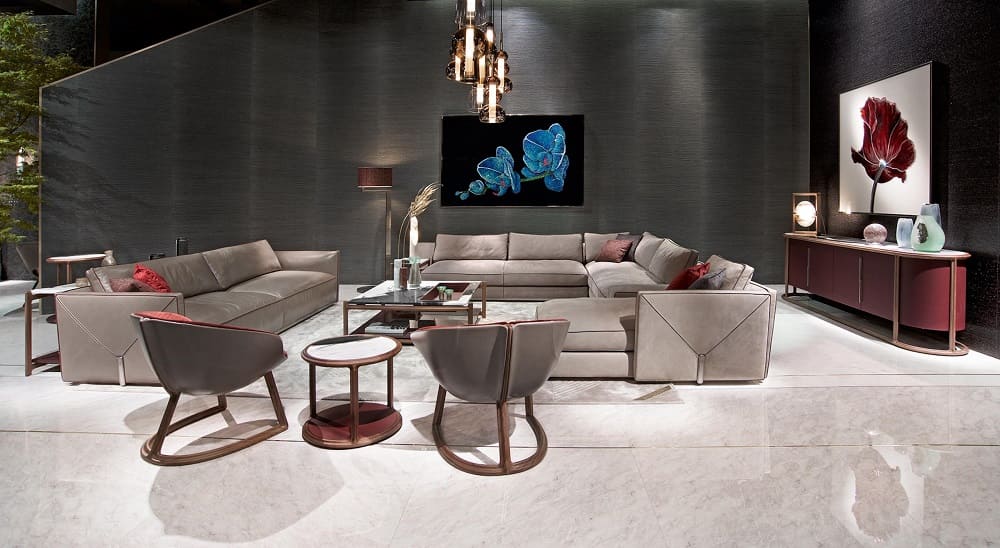 Картина Visionnaire Orchidea Blu в интерьере