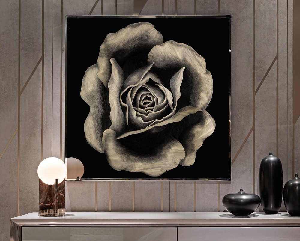 Картина Visionnaire Rosa Fossile в интерьере