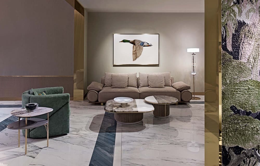 Картина Visionnaire Anatra in Volo в интерьере