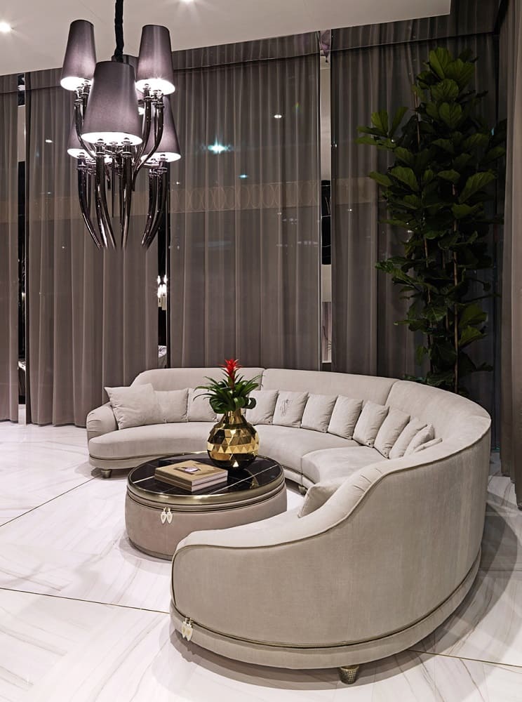 Диван Visionnaire Chatam Curve в интерьере