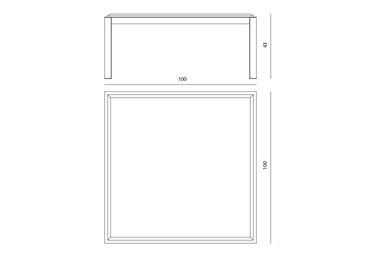 Журнальный столик Visionnaire Horizon Flat в интерьере