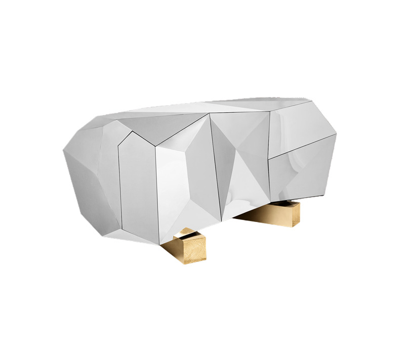 Буфет Boca Do Lobo Diamond Pyrite в интерьере
