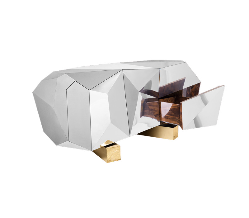 Буфет Boca Do Lobo Diamond Pyrite в интерьере