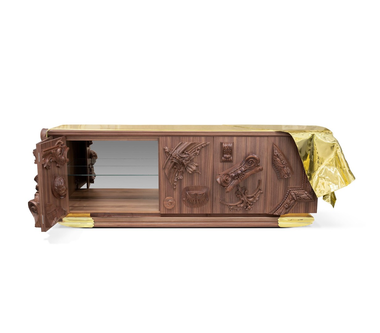 Буфет Boca Do Lobo Voltaire Walnut в интерьере