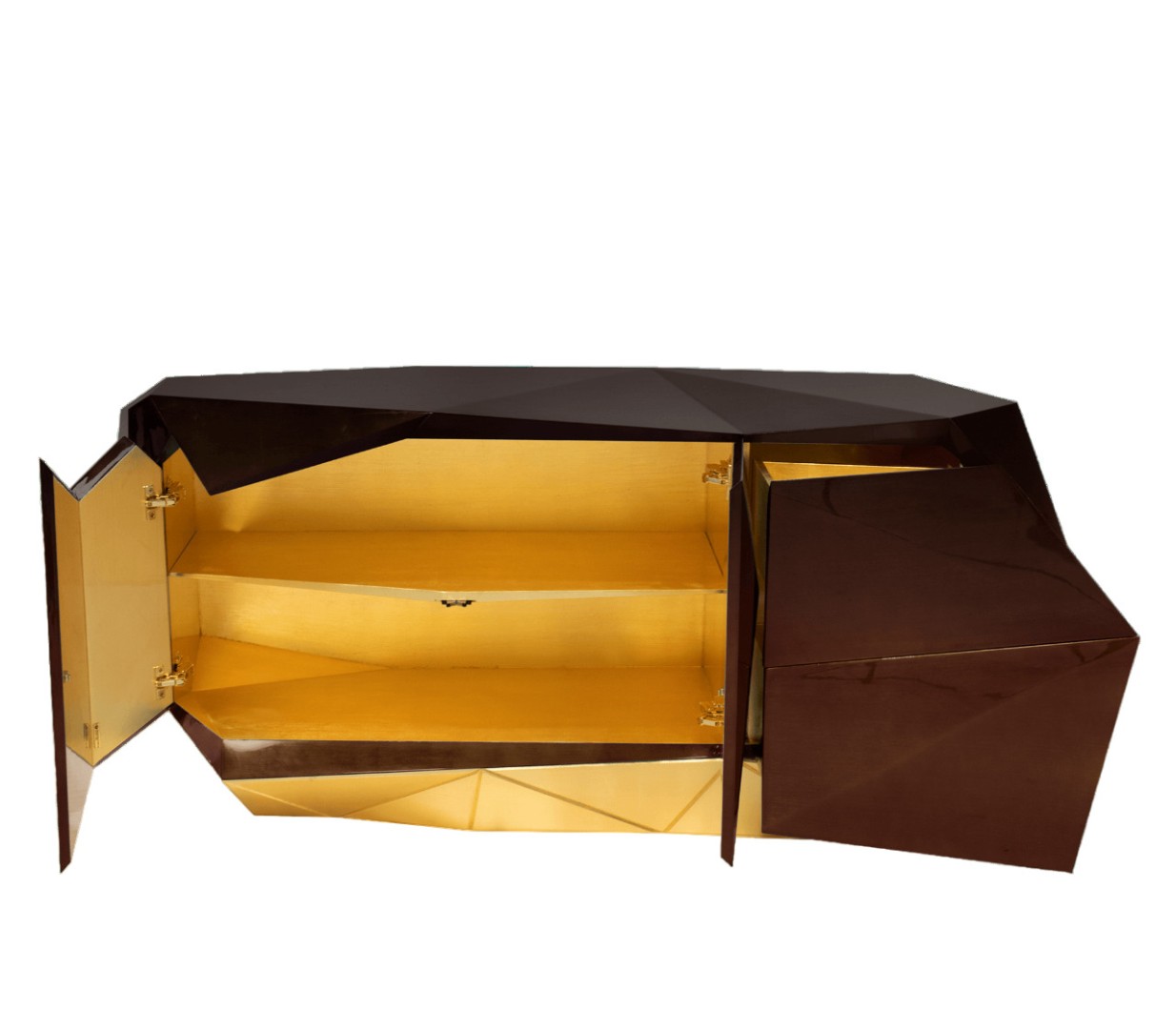 Буфет Boca Do Lobo Diamond Chocolate в интерьере