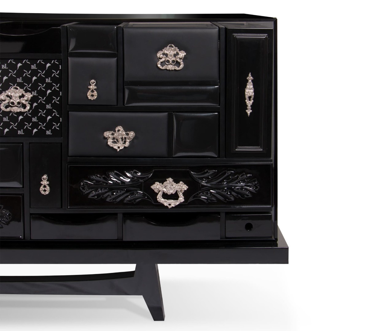 Буфет Boca Do Lobo Mondrian Black в интерьере