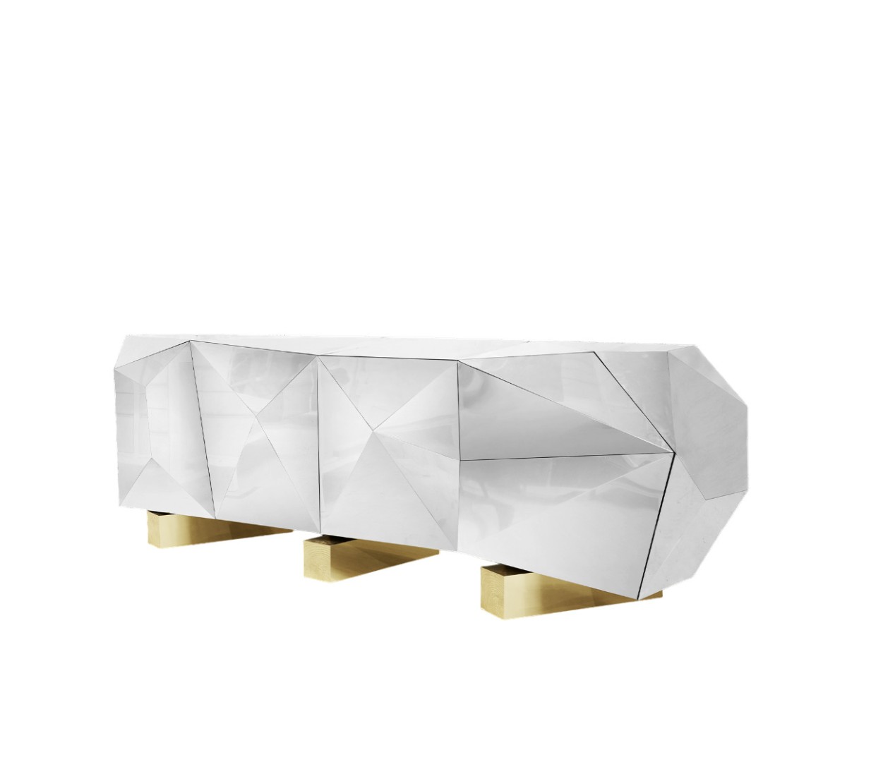 Буфет Boca Do Lobo Diamond Pyrite XL в интерьере