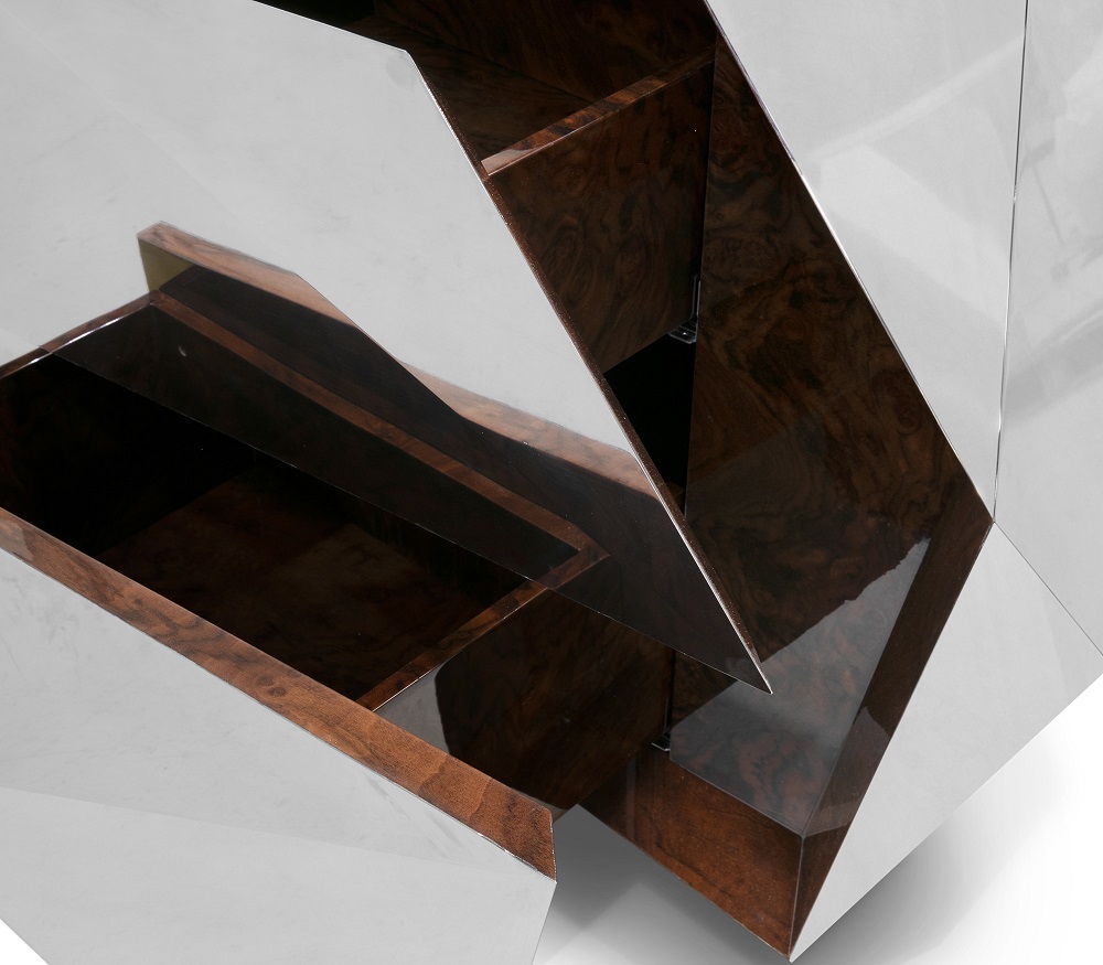 Буфет Boca Do Lobo Diamond Pyrite XL в интерьере